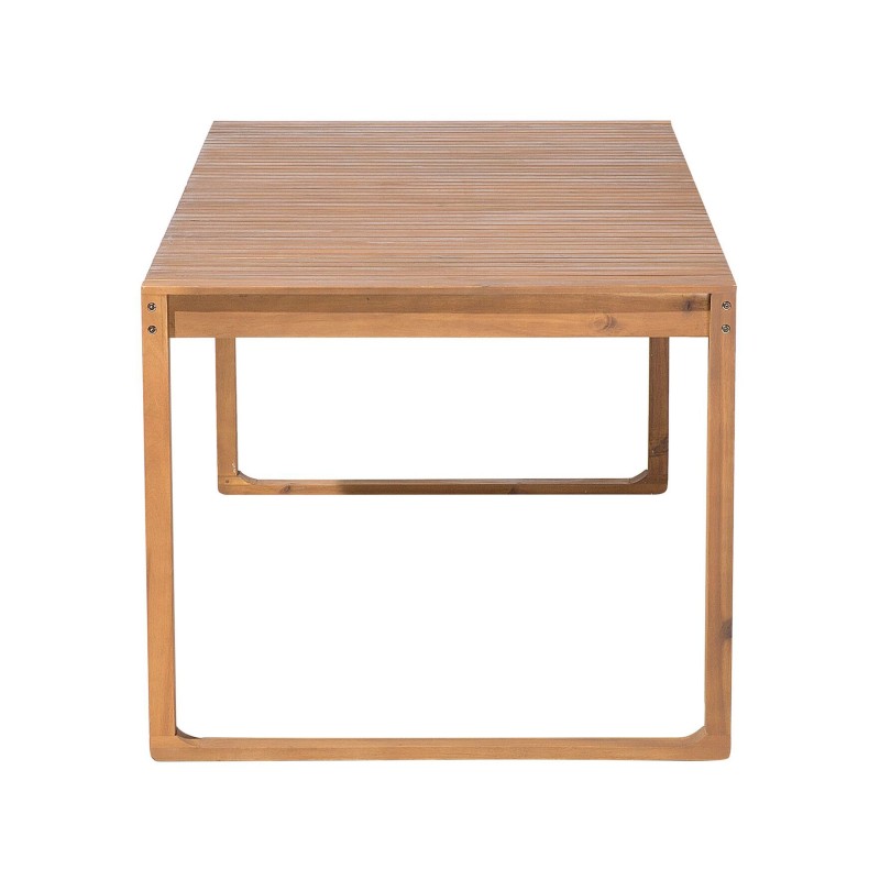 Zestaw ogrodowy dla 8 osób SASSARI z poduszkami Drewno akacjowe Szary