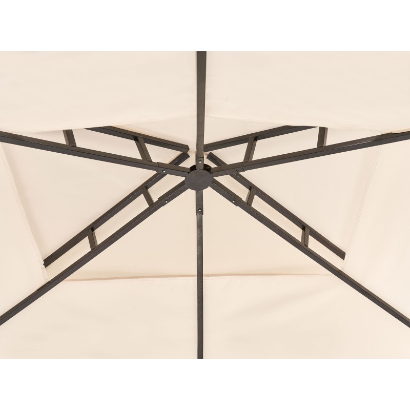 Pawilon ogrodowy NARO Metal 240 cm 148 cm Beżowy