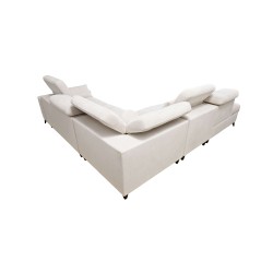 Luxury Corner Sofa Ballagio IX with Sleeping Function, Weave, Spring 1101