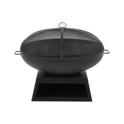 Palenisko ogrodowe z grillem SEMERU Metal Czarny