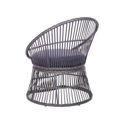 Zestaw mebli balkonowych z poduszkami MESYNA Technorattan Beżowoszary