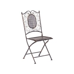 Zestaw mebli balkonowych Składane BORMIO Metal Czarny