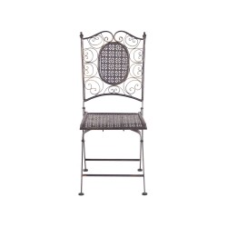 Zestaw mebli balkonowych Składane BORMIO Metal Czarny