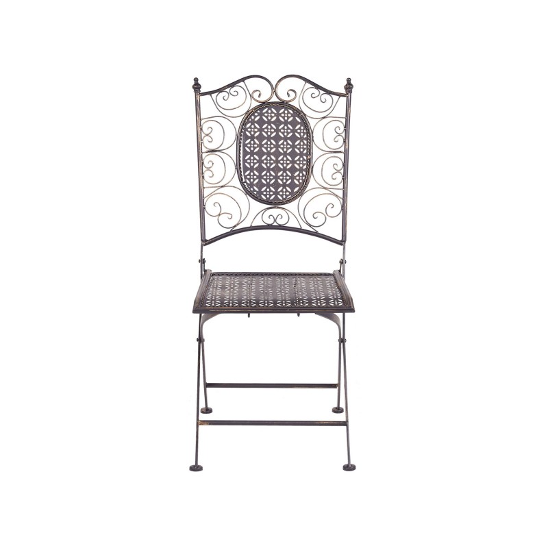 Zestaw mebli balkonowych Składane BORMIO Metal Czarny