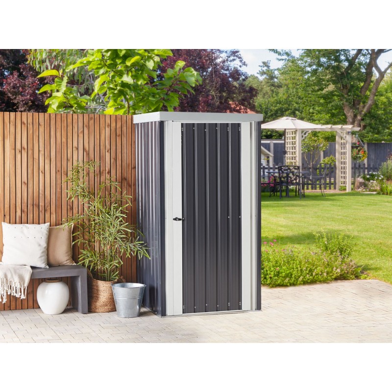 Domek narzędziowy UMBRIA Metal 98 cm 77 cm Czarny