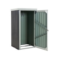 Domek narzędziowy UMBRIA Metal 98 cm 77 cm Czarny