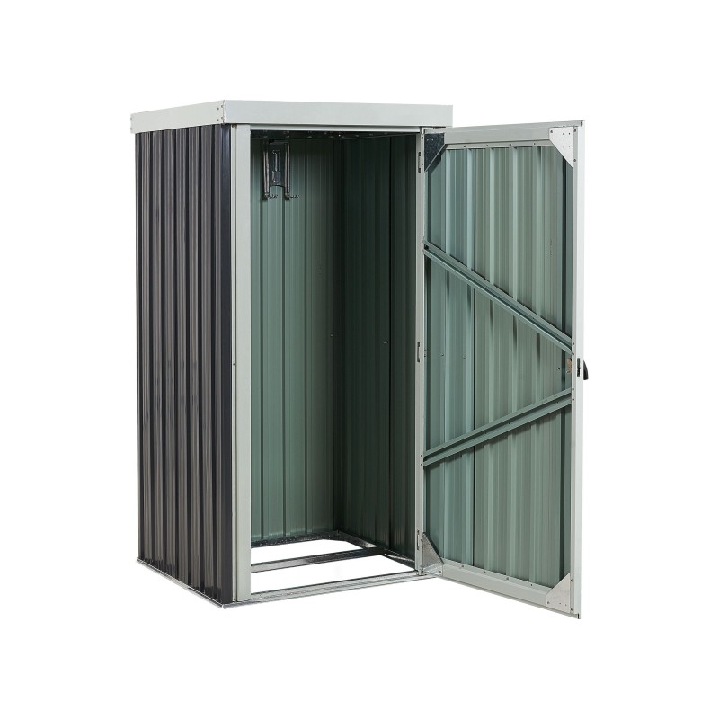 Domek narzędziowy UMBRIA Metal 98 cm 77 cm Czarny