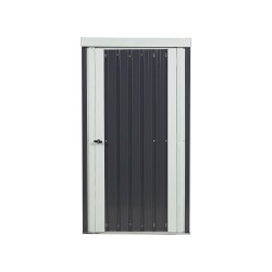 Domek narzędziowy UMBRIA Metal 98 cm 77 cm Czarny