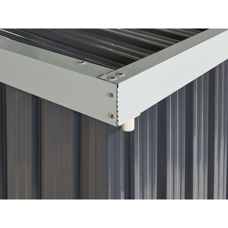 Domek narzędziowy UMBRIA Metal 98 cm 77 cm Czarny