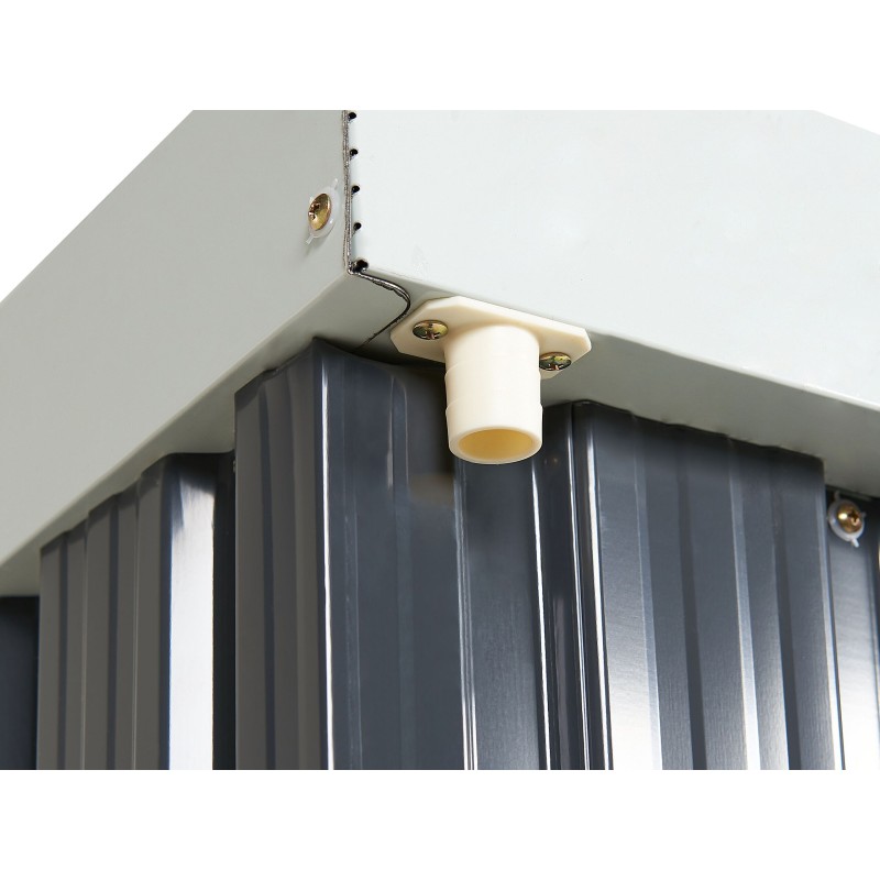 Domek narzędziowy UMBRIA Metal 98 cm 77 cm Czarny