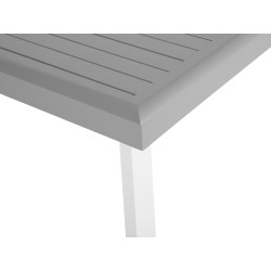 Zestaw ogrodowy dla 6 osób PERETA Metal Szary