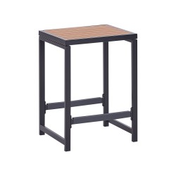 Zestaw barowy ogrodowy dla 2 osób AVETRANA Metal Brązowy/ czarny