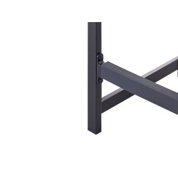 Zestaw barowy ogrodowy dla 2 osób AVETRANA Metal Brązowy/ czarny