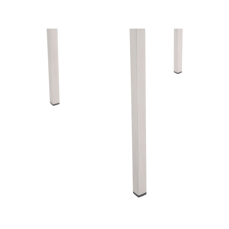 Zestaw ogrodowy dla 6 osób GROSSETO Granit Polerowany Czarny/ biały