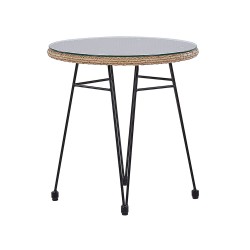 Zestaw mebli balkonowych z poduszkami TROPEA II Technorattan Naturalny