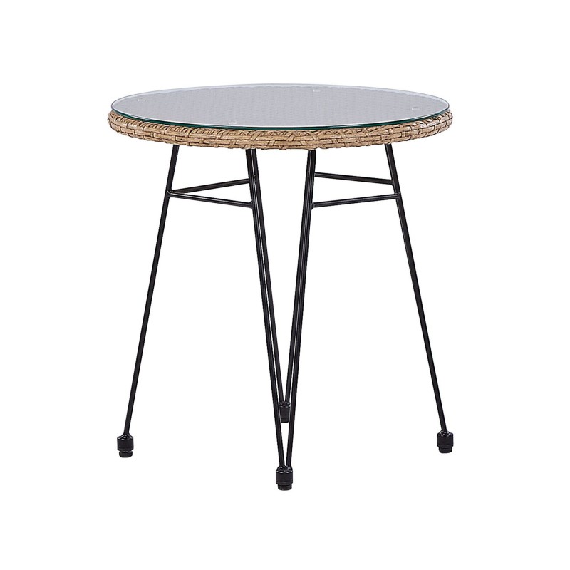 Zestaw mebli balkonowych z poduszkami TROPEA II Technorattan Naturalny