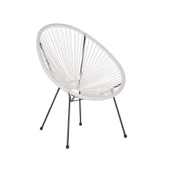 Zestaw mebli balkonowych ACAPULCO II Technorattan Biały