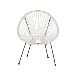 Zestaw mebli balkonowych ACAPULCO II Technorattan Biały