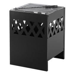 Palenisko ogrodowe z grillem SHIGA Metal Czarny