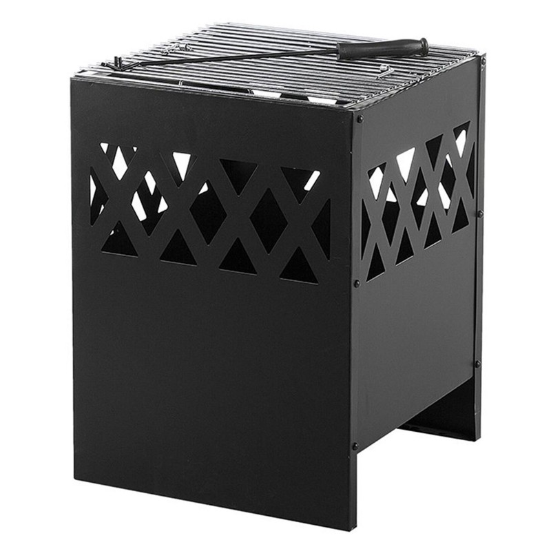 Palenisko ogrodowe z grillem SHIGA Metal Czarny