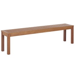 Zestaw ogrodowy z ławkami dla 6 osób MONSANO Drewno eukaliptusowe Brązowy