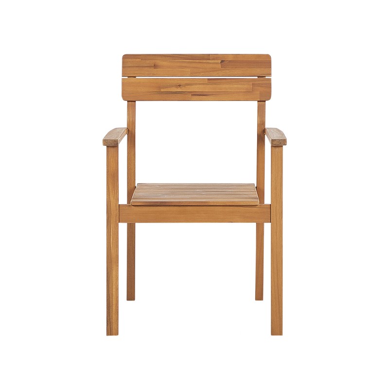 Zestaw ogrodowy dla 6 osób FORNELLI Drewno akacjowe Brązowy