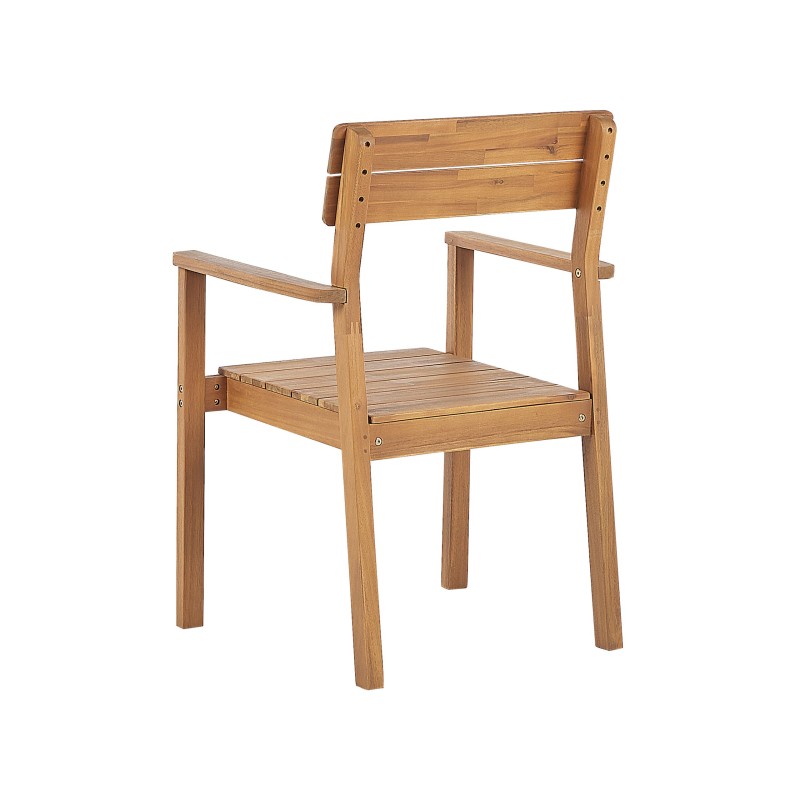 Zestaw ogrodowy dla 6 osób FORNELLI Drewno akacjowe Brązowy