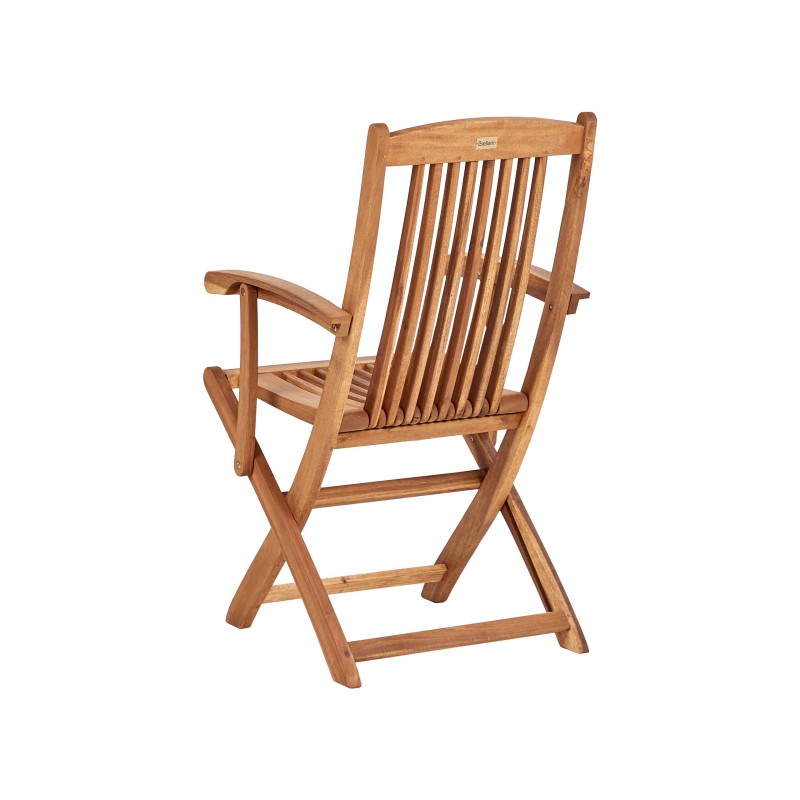 Zestaw ogrodowy dla 8 osób MAUI II z poduszkami Drewno akacjowe Beżowoszary