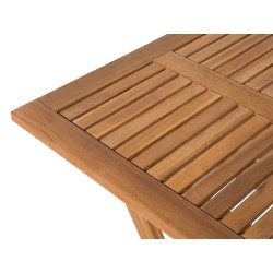 Zestaw mebli balkonowych z poduszkami Składane FIJI Drewno Niebieski