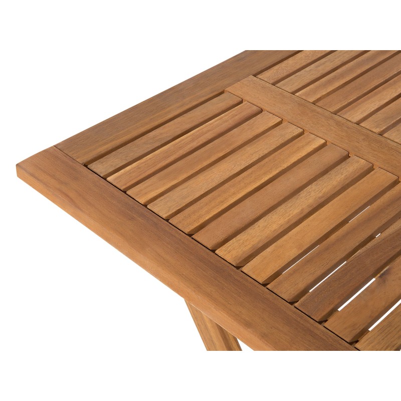 Zestaw mebli balkonowych z poduszkami Składane FIJI Drewno Niebieski