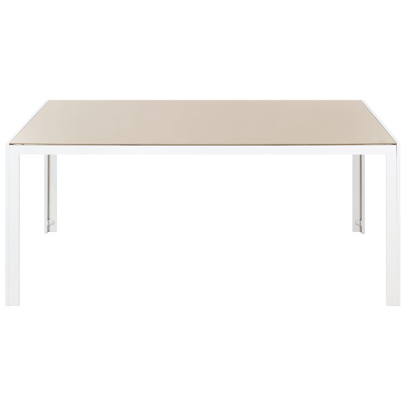 Zestaw ogrodowy dla 6 osób CATANIA Metal Beżowy