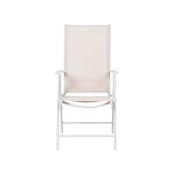 Zestaw ogrodowy dla 6 osób CATANIA Metal Beżowy