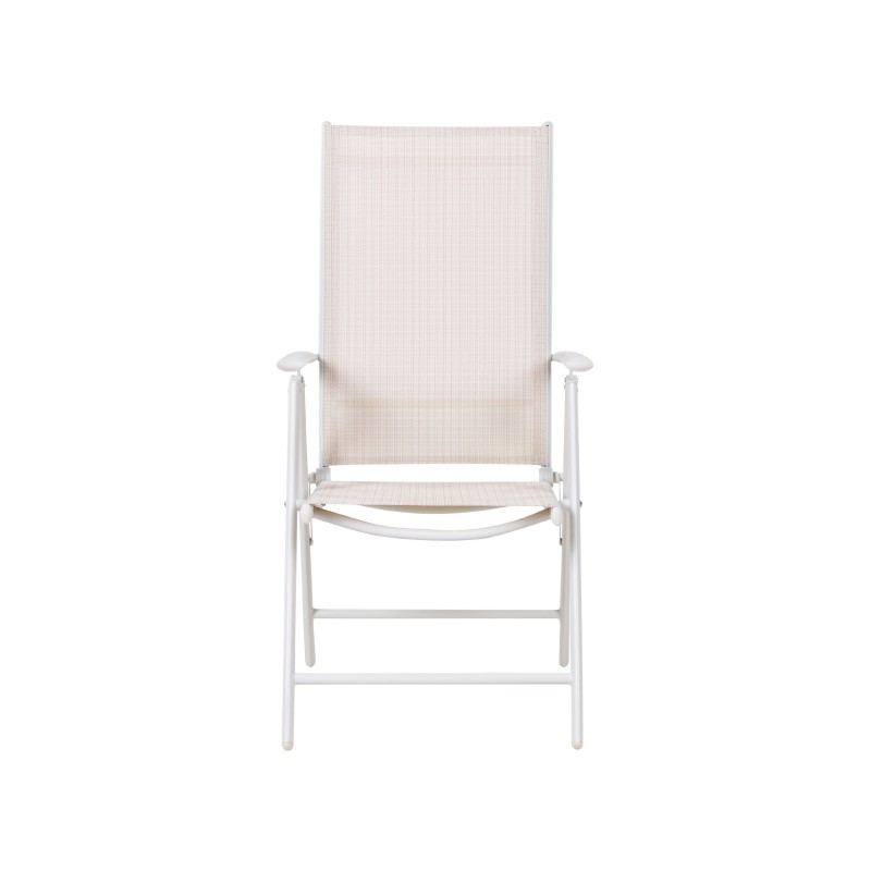 Zestaw ogrodowy dla 6 osób CATANIA Metal Beżowy