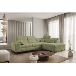 Ecksofa Ballagio VII mit Schlaffunktion - luxuriös und funktional