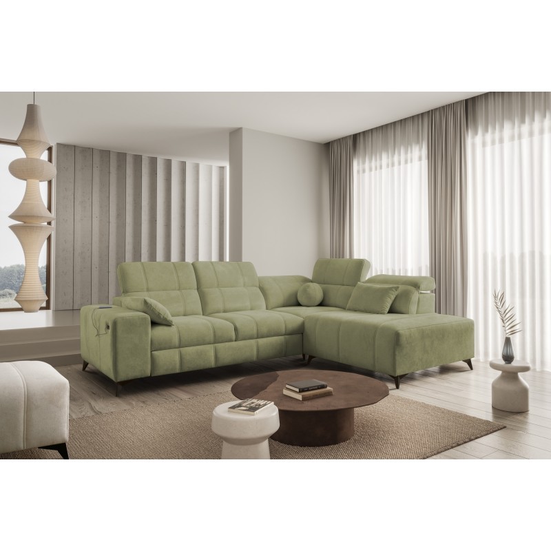 Ballagio VII corner sofa with a sleeping function - luxurious and functional
