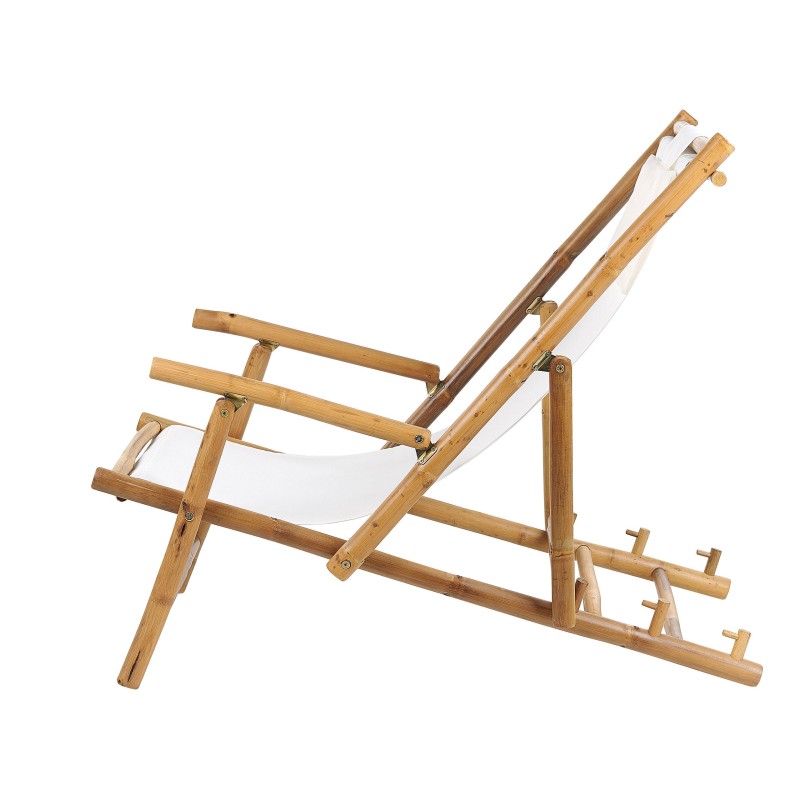 Zestaw mebli balkonowych Składane ATRANI/MOLISE Drewno Jasnobrązowy