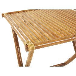 Zestaw mebli balkonowych Składane ATRANI/MOLISE Drewno Jasnobrązowy