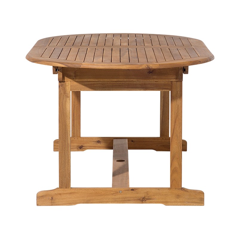 Zestaw ogrodowy dla 8 osób MAUI z poduszkami Drewno akacjowe Bordowy