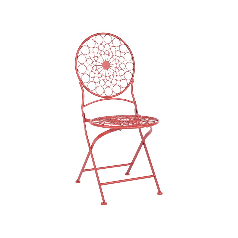 Zestaw mebli balkonowych Składane SCARIO Metal Czerwony