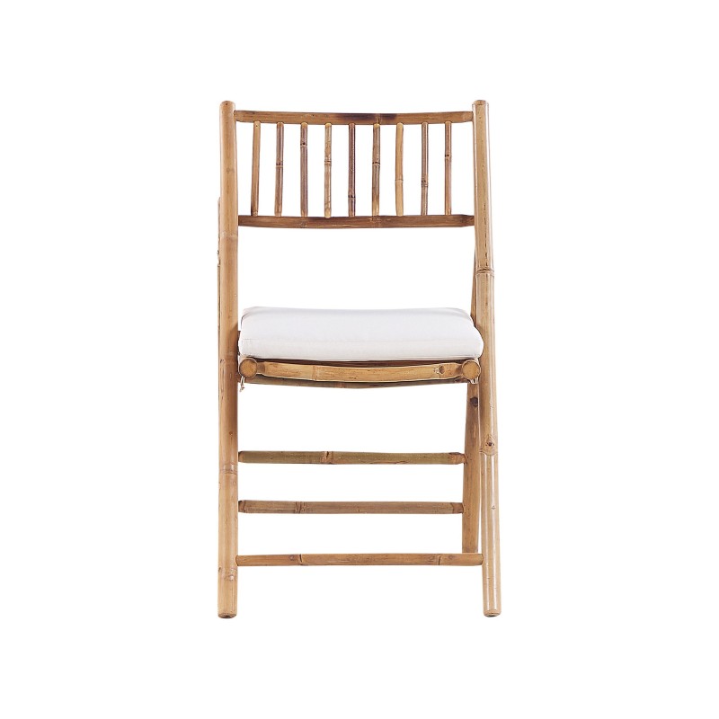 Zestaw mebli balkonowych Składane SAVELLETRI Drewno Brązowy