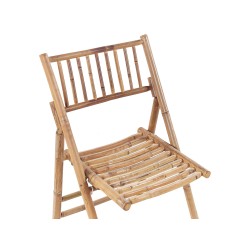 Zestaw mebli balkonowych Składane SAVELLETRI Drewno Brązowy