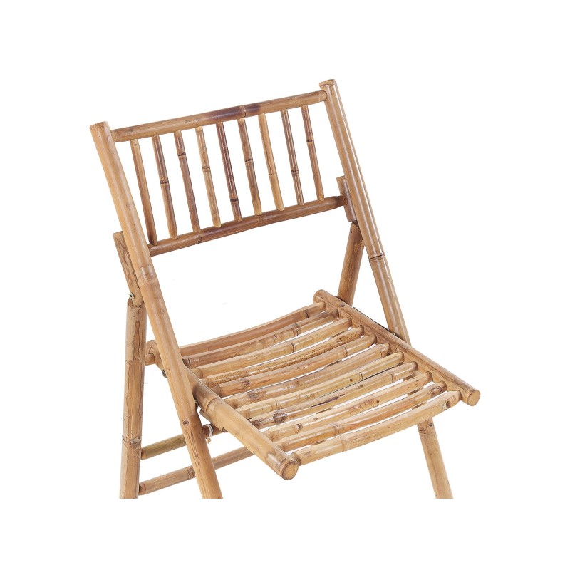 Zestaw mebli balkonowych Składane SAVELLETRI Drewno Brązowy