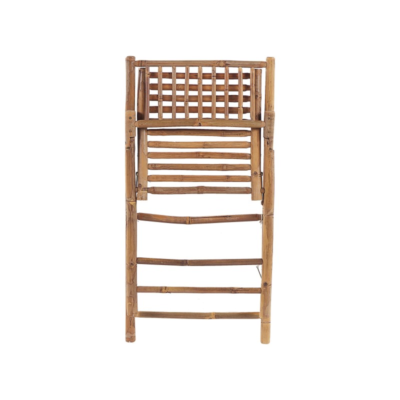 Zestaw mebli balkonowych Składane SAVELLETRI Drewno Brązowy