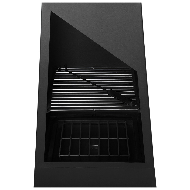 Palenisko ogrodowe z grillem YATE Metal Czarny