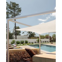Żagiel przeciwsłoneczny LUKKA 300 cm 300 cm Złamana biel
