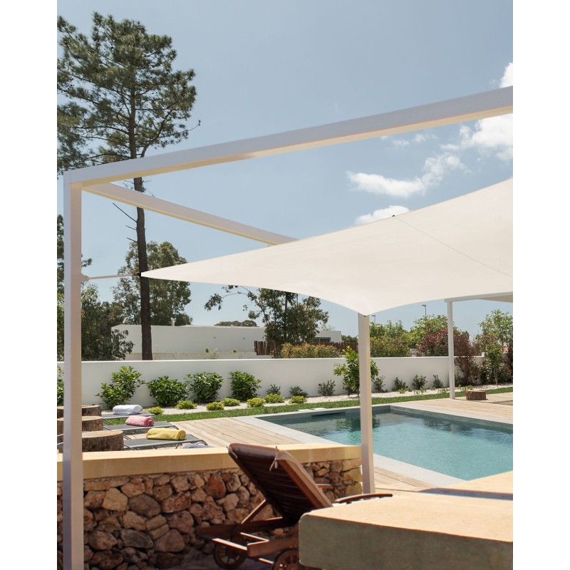 Żagiel przeciwsłoneczny LUKKA 300 cm 300 cm Złamana biel