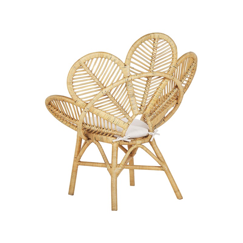 Zestaw mebli balkonowych z poduszkami FLORENTINE / LIMNI Rattan Beżowy