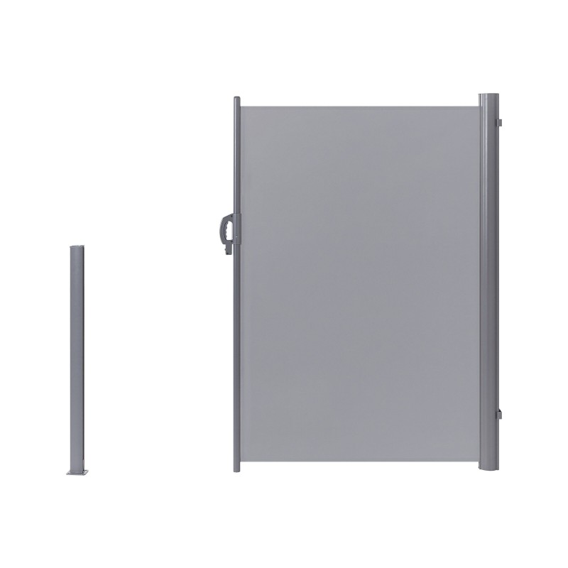 Markiza boczna DORIO 305 cm 180 cm Jasnoszary