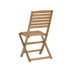 Zestaw ogrodowy dla 6 osób TOLVE Drewno akacjowe Brązowy