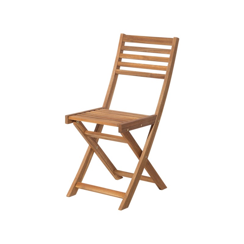 Zestaw mebli balkonowych Składane FIJI Drewno Jasnobrązowy